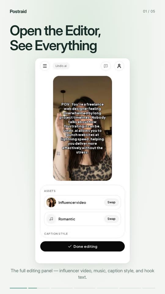 Separately recorded responsive mobile demo